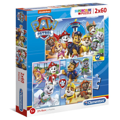 Paw Patrol puzzle 2x60pcs Nerdscape