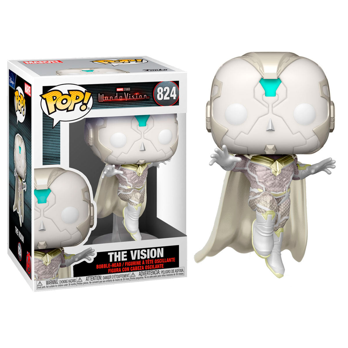 Funko Pop! Marvel WandaVision The Vision - Figura da Collezione Vinyl Nerdscape