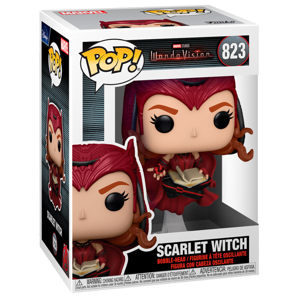 Funko Pop! Marvel WandaVision Scarlet Witch - Figura da Collezione Vinyl Nerdscape