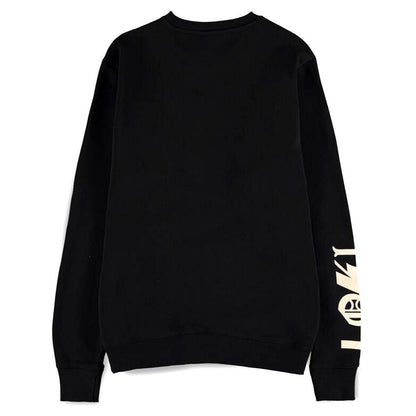 Marvel Loki Logo Text crewneck sweater Nerdscape