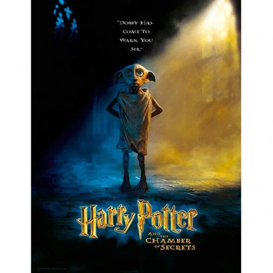 Harry Potter Dobby glass poster Nerdscape
