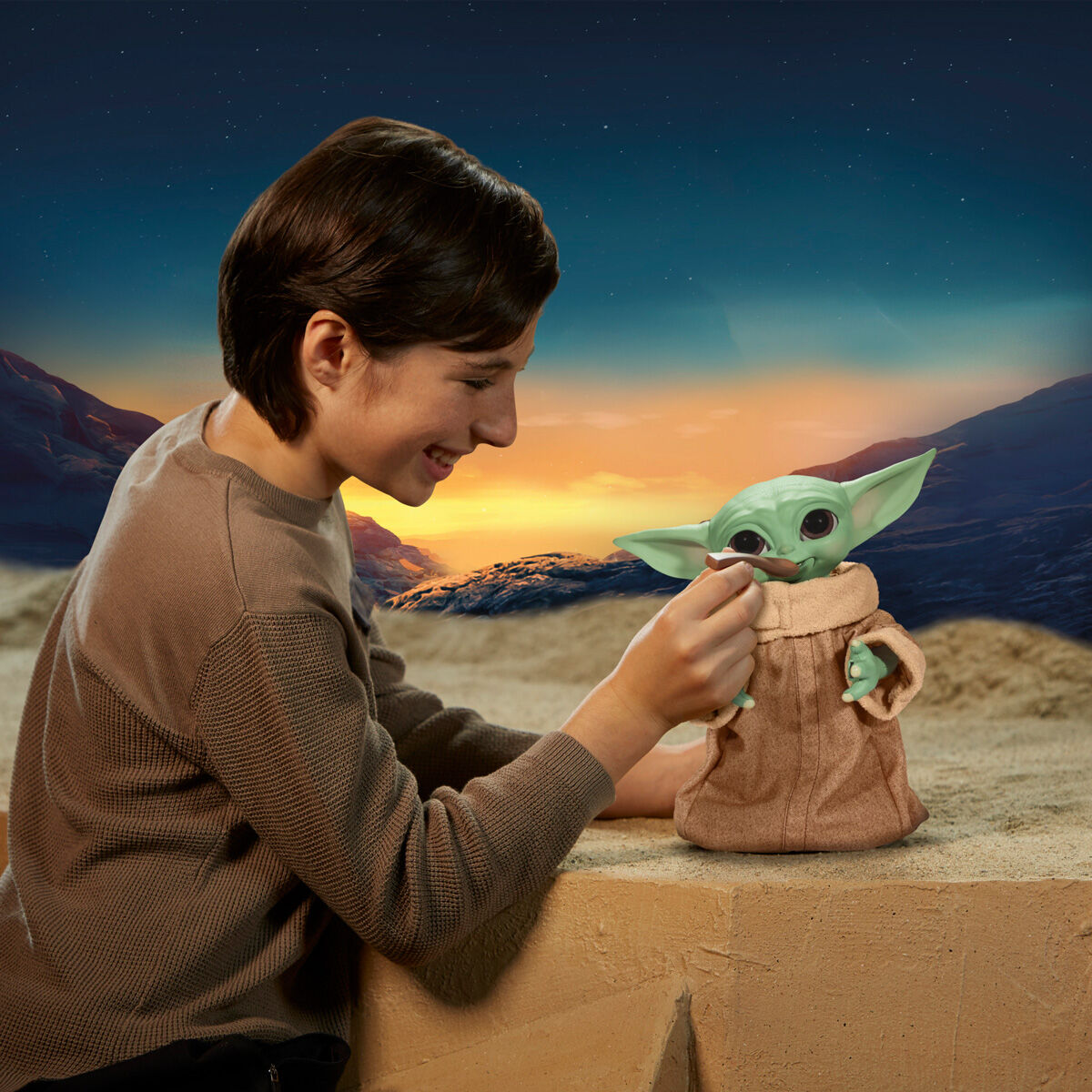 Star Wars Mandalorian Baby Yoda The Child Animatronic electronic figure Nerdscape
