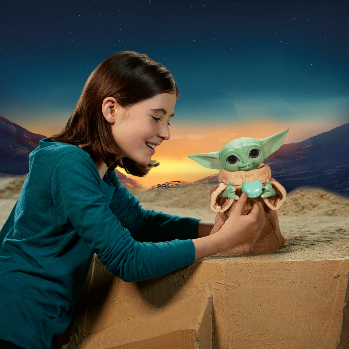 Star Wars Mandalorian Baby Yoda The Child Animatronic electronic figure Nerdscape