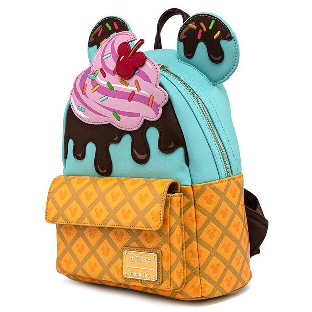 Loungefly Disney Mickey Minnie Ice Cream backpack Nerdscape