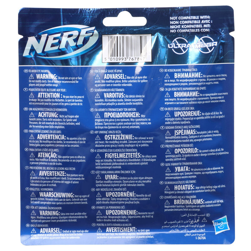 Nerf Elite 2.0 pack 20 darts refill Nerdscape