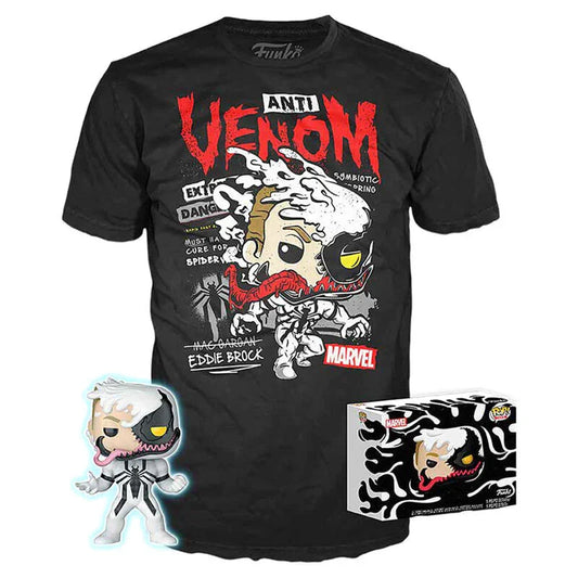 Coffret figurine POP et t-shirt Marvel Anti-Venom