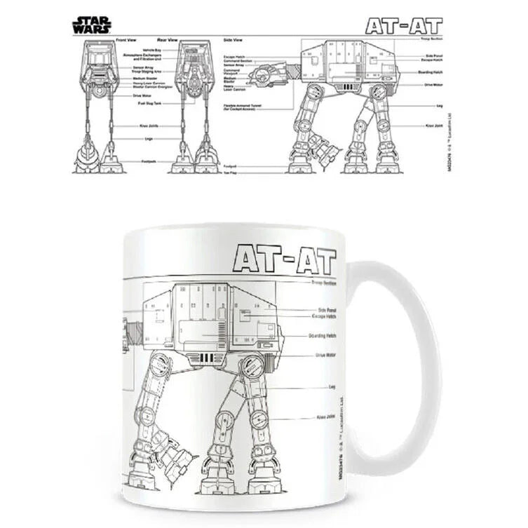 Star Wars AT-AT Sketch mug Nerdscape