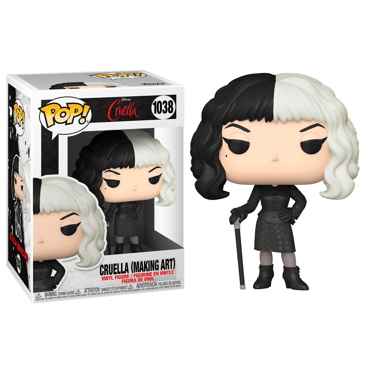 POP figure Disney Cruella Making Art - Nerdscape