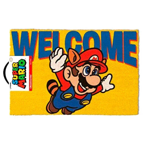 Nintendo Super Mario Welcome doormat Nerdscape