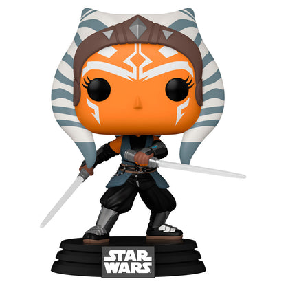 Figurine POP Star Wars Mandalorian Ahsoka avec sabres laser