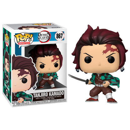 Funko Pop! Demon Slayer Kimetsu no Yaiba Tanjiro Kamado - Figura da Collezione Vinyl Nerdscape