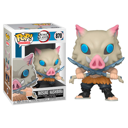 Funko Pop! Demon Slayer Kimetsu no Yaiba Inosuke Hashibira - Figura da Collezione Vinyl Nerdscape