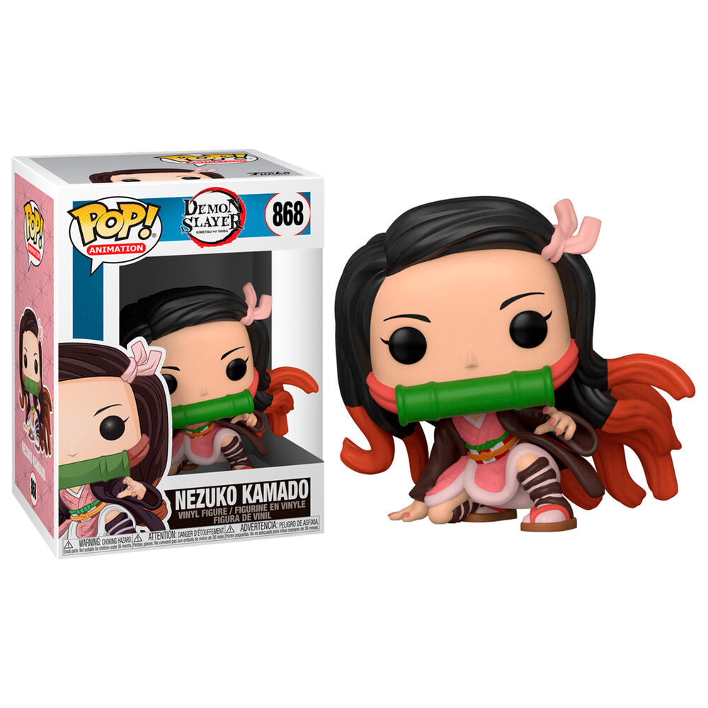 Funko Pop! Demon Slayer Kimetsu no Yaiba Nezuko Kamado - Figura da Collezione Vinyl Nerdscape