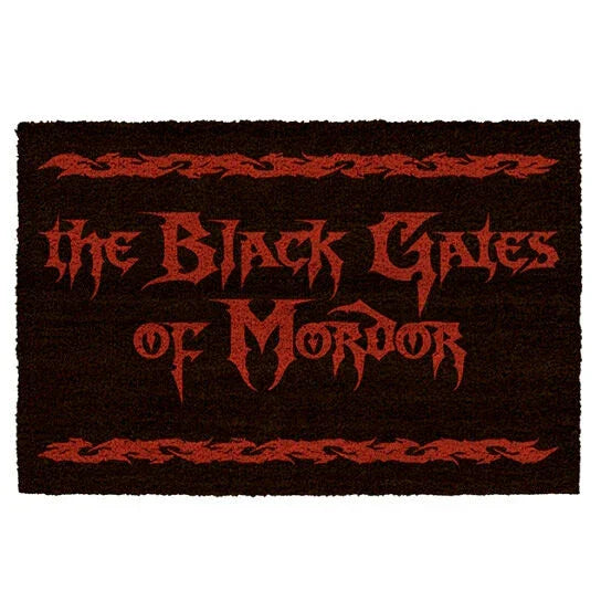 The Lord of the Rings The Black Gates Of Mordor doormat Nerdscape