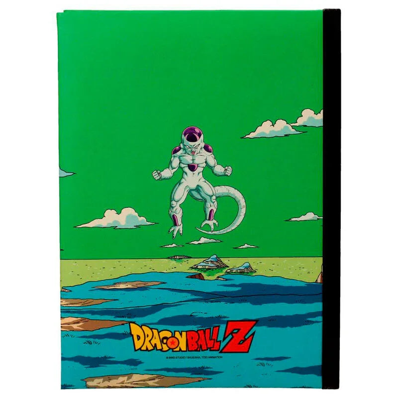 Dragon Ball Z Namek Final Battle notebook with lights Nerdscape