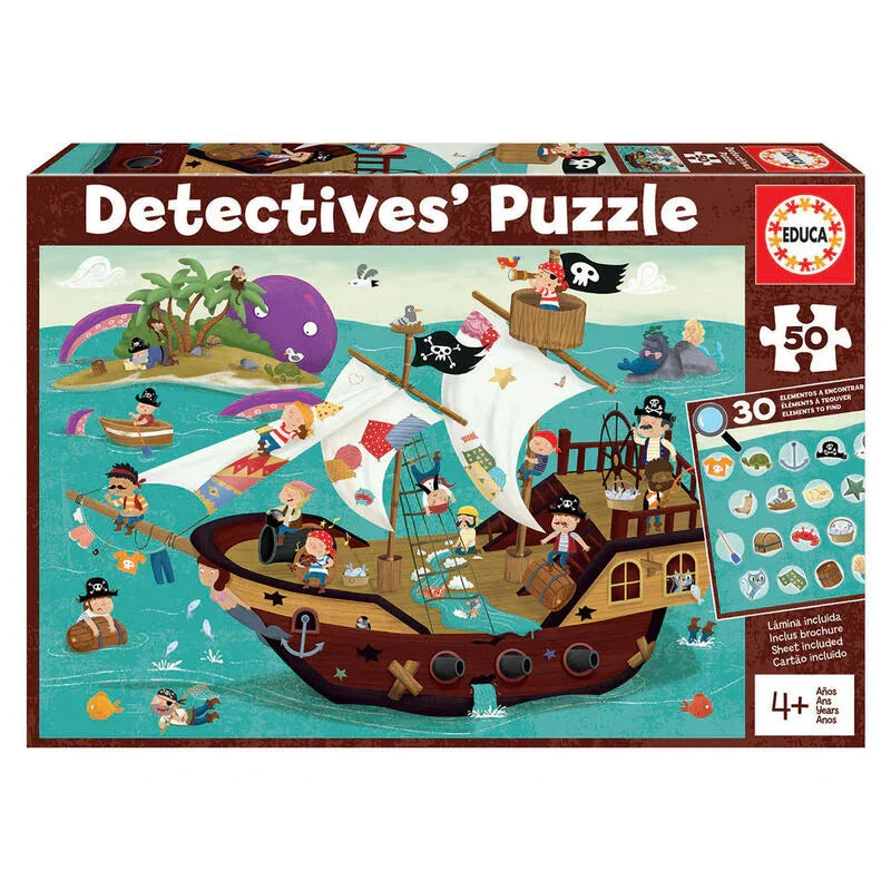 Pirates Boat Detectives puzzle 50pcs Nerdscape