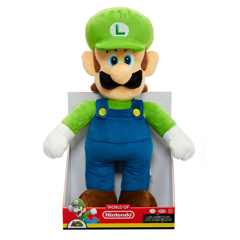 Nintendo Super Mario Luigi Jumbo plush toy 50cm Nerdscape