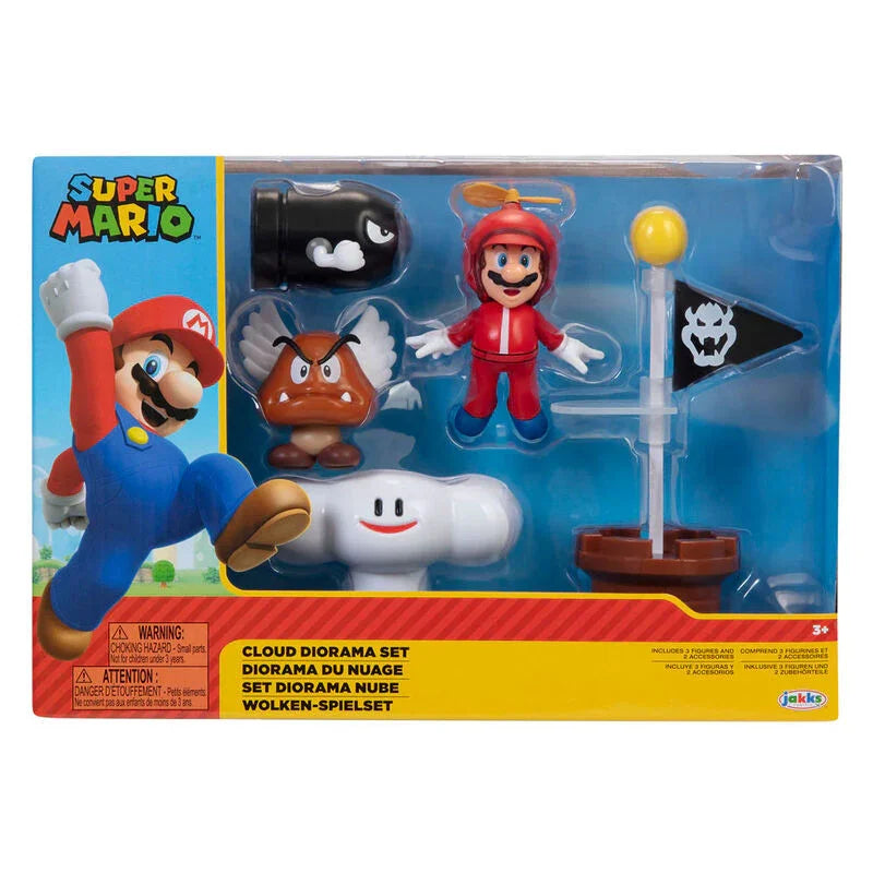 Nintendo Super Mario Cloud diorama set Nerdscape