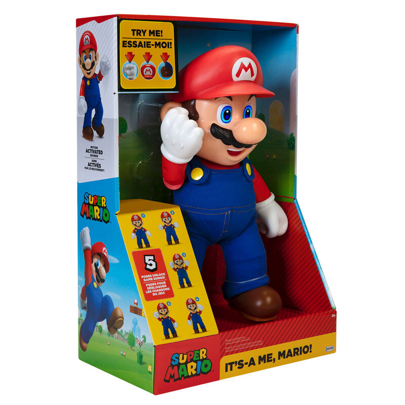 Nintendo Super Mario - Mario Its A Me interactive english figure 36cm Nerdscape