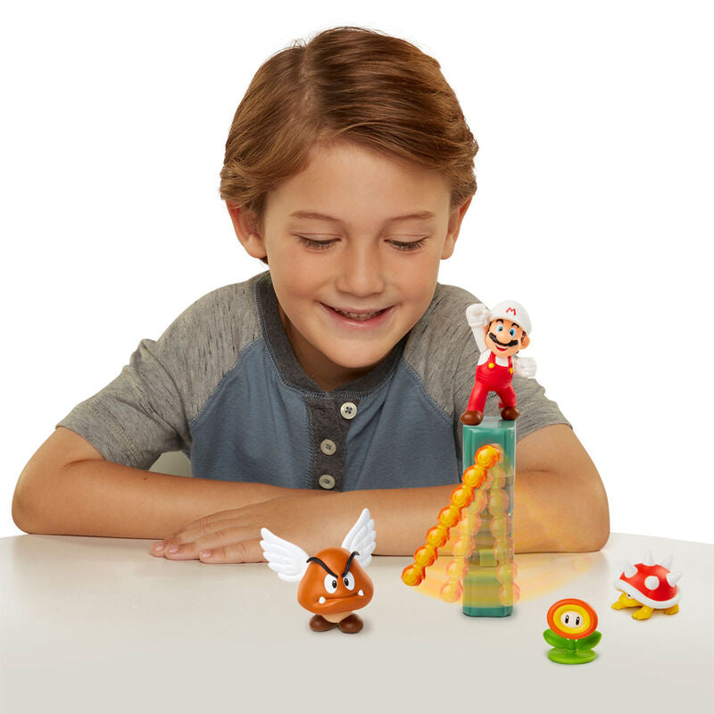 Nintendo Super Mario Lava Castle diorama set Nerdscape