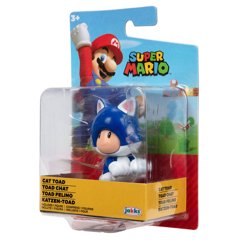 Nintendo Super Mario Cat Toad Figura da Collezione 6,5cm - Nerdscape Nerdscape