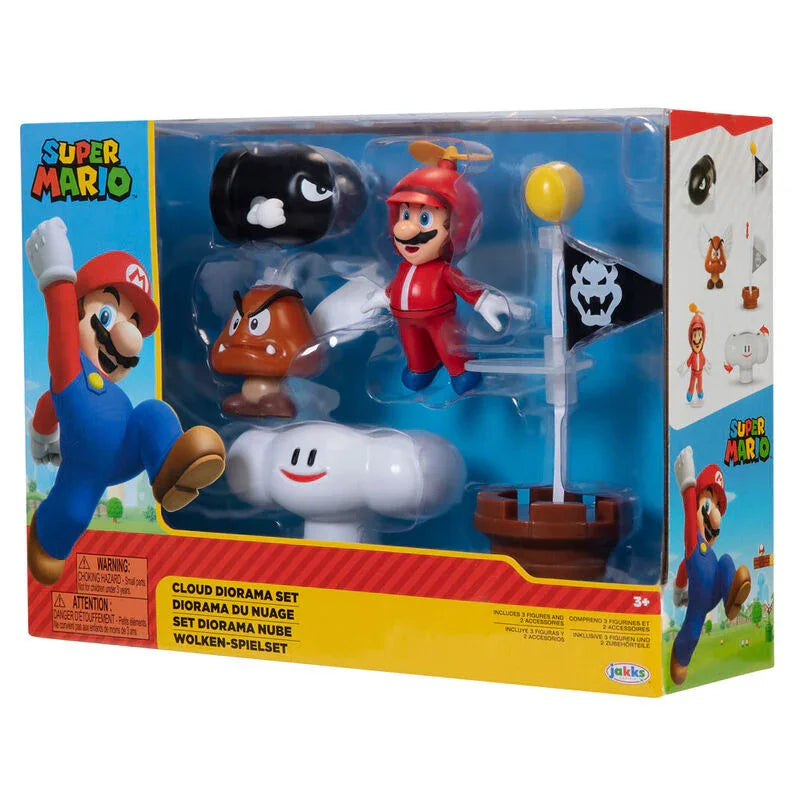 Nintendo Super Mario Cloud diorama set Nerdscape