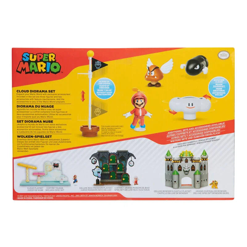 Nintendo Super Mario Cloud diorama set Nerdscape