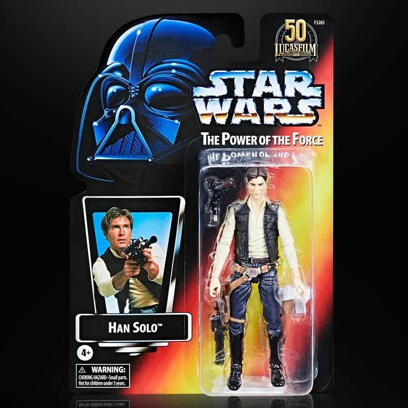 Star Wars Han Solo Black Series Lucasfilm 50th Anniversary Figura da Collezione - Nerdscape Nerdscape