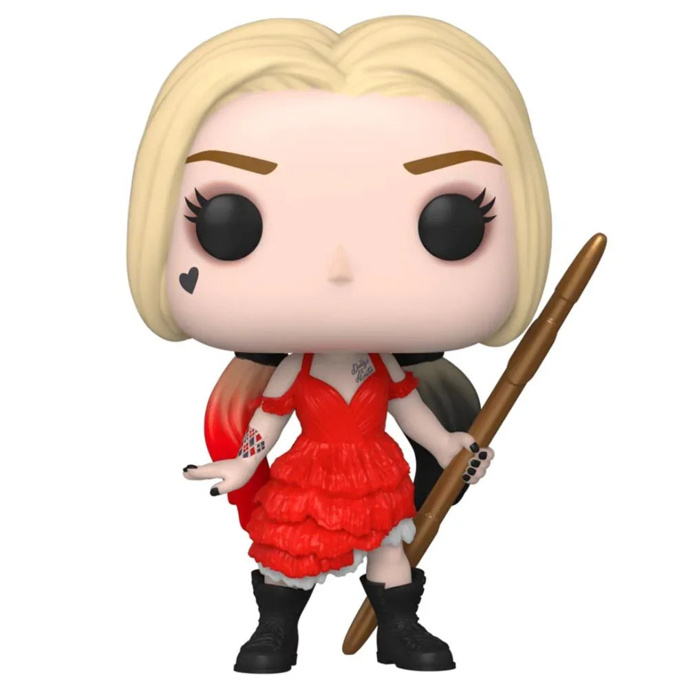 POP figure DC The Suicide Squad Harley Quinn Damaged Dress Nerdscape
