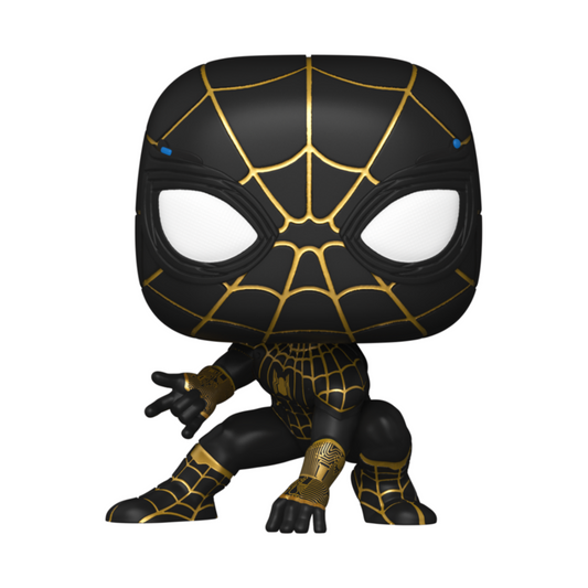 Funko Pop! Marvel Spiderman No Way Home - Spiderman Black & Gold Suit - Figura da Collezione Vinyl