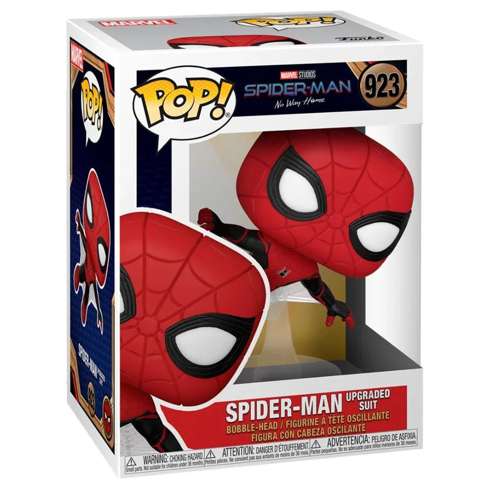 Funko Pop! Marvel Spiderman No Way Home Spiderman Upgraded Suit - Figura da Collezione Vinyl Nerdscape