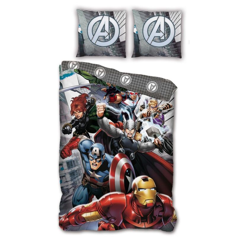 Marvel Avengers microfibre duvet cover bed 90cm Nerdscape