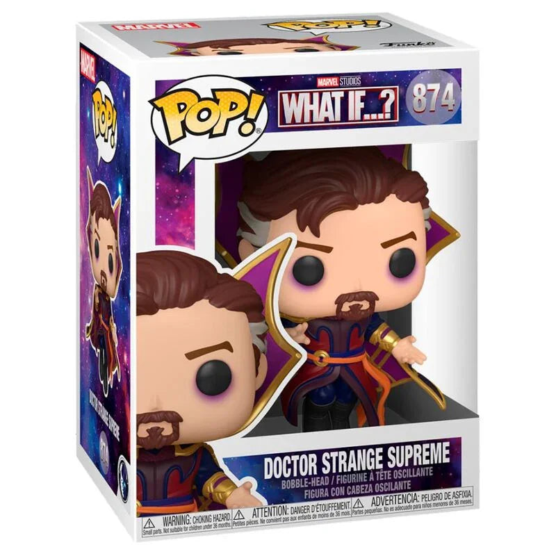 Funko Pop! Marvel What If Doctor Strange Supreme - Figura da Collezione Vinyl Nerdscape