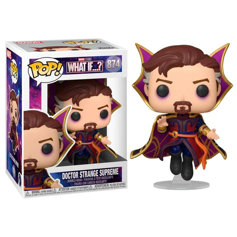 Funko Pop! Marvel What If Doctor Strange Supreme - Figura da Collezione Vinyl Nerdscape