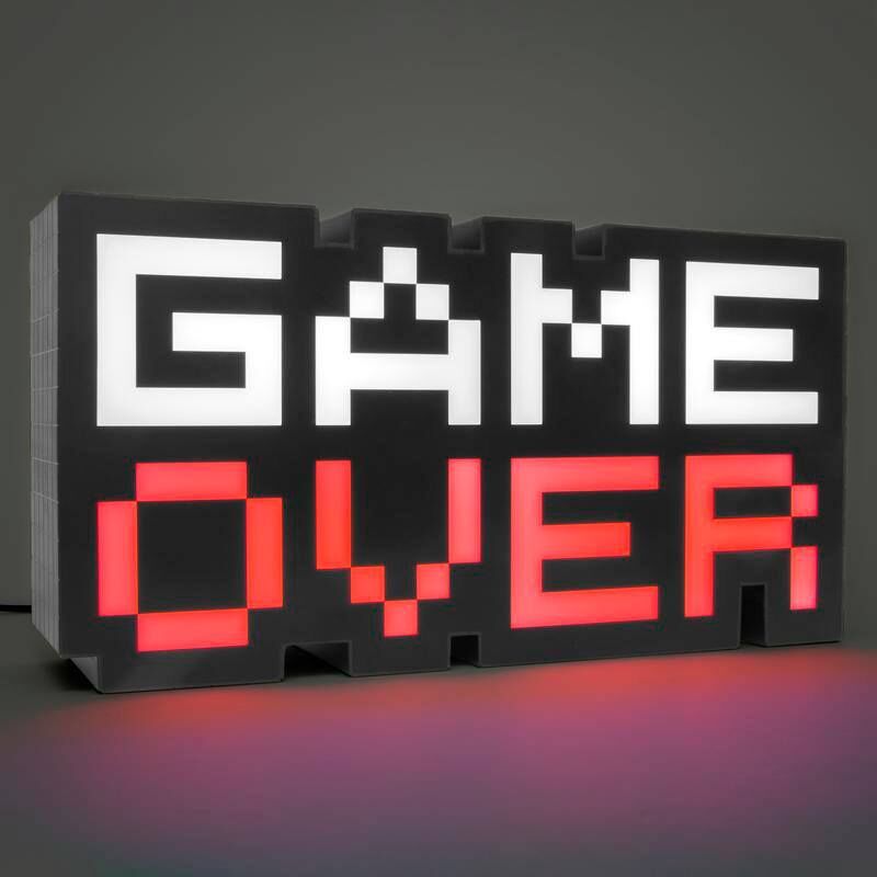 Game Over 8-BIT lamp Nerdscape