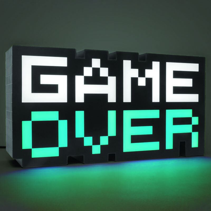 Game Over 8-BIT lamp Nerdscape