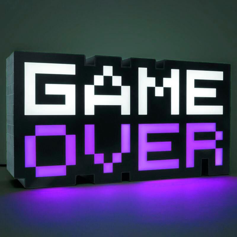 Game Over 8-BIT lamp Nerdscape