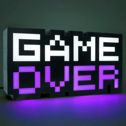 Game Over 8-BIT lamp Nerdscape