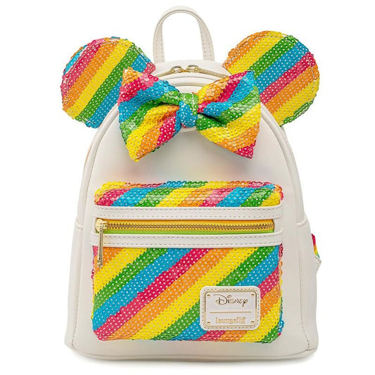 Loungefly Disney Minnie Rainbow backpack 26cm - Nerdscape