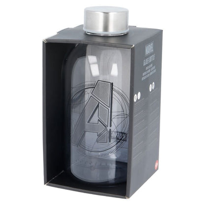 Marvel Avengers glass bottle 620ml - Nerdscape