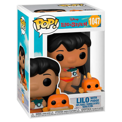 Funko Pop! Lilo and Stitch Lilo con Pudge - Figura da Collezione Vinyl Nerdscape