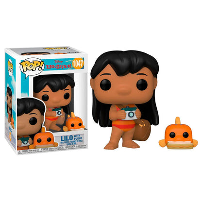 Funko Pop! Lilo and Stitch Lilo con Pudge - Figura da Collezione Vinyl Nerdscape