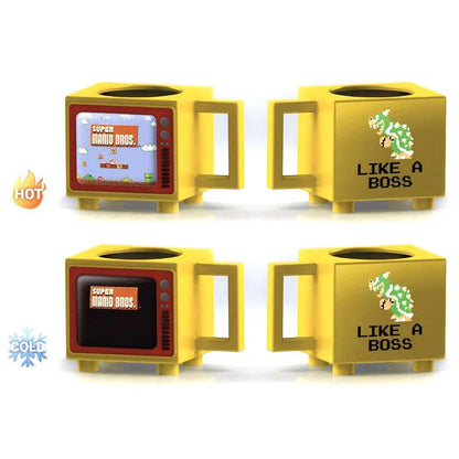 Super Mario Bros Retro TV changing mug 500ml Nerdscape