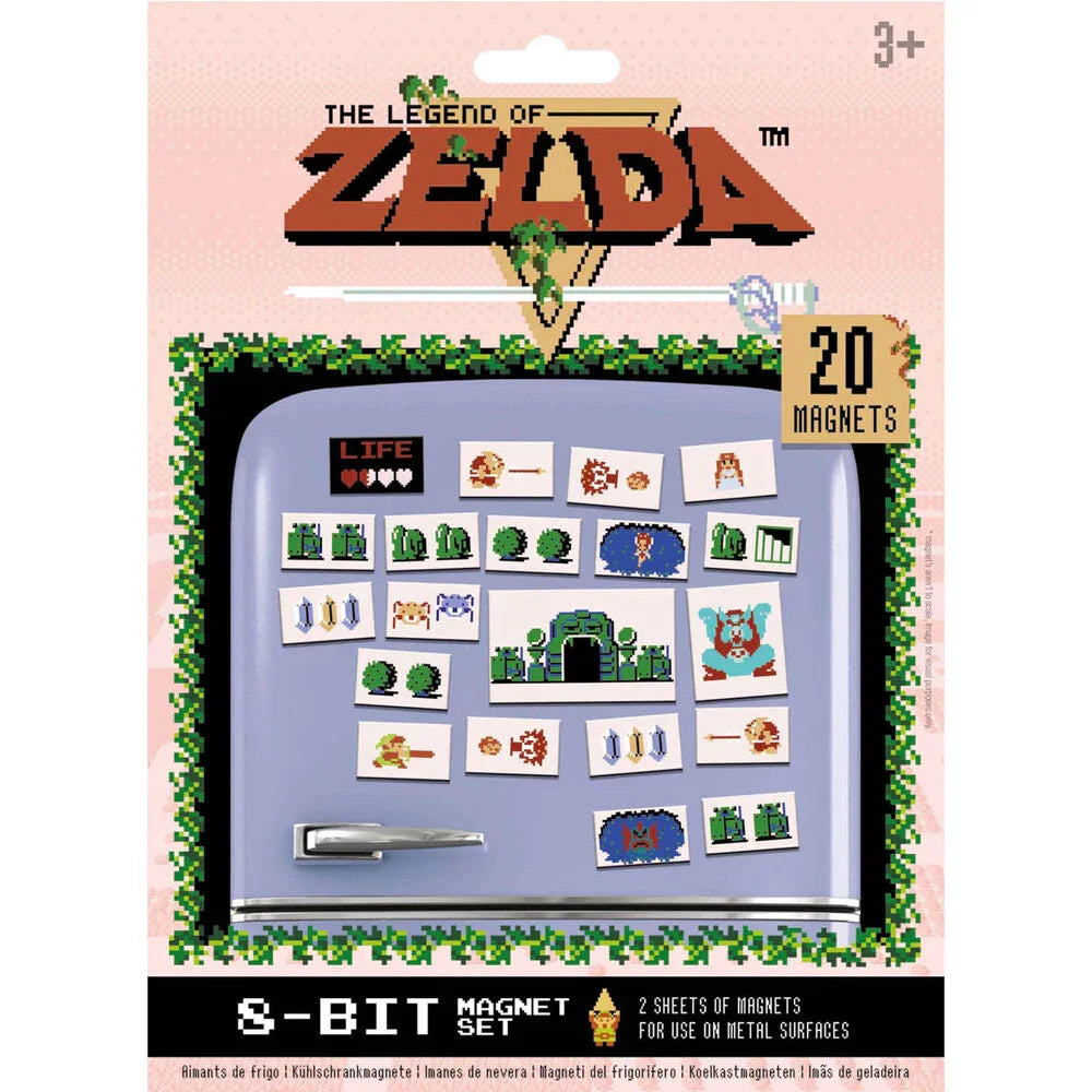 The Legend of Zelda magnet set 20 Nerdscape