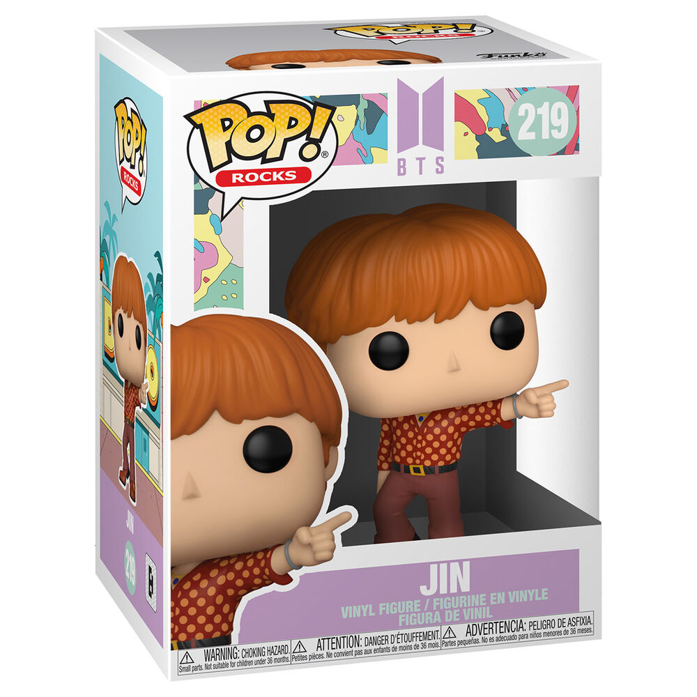 Funko Pop! BTS Jin - Figura da Collezione Vinyl Nerdscape