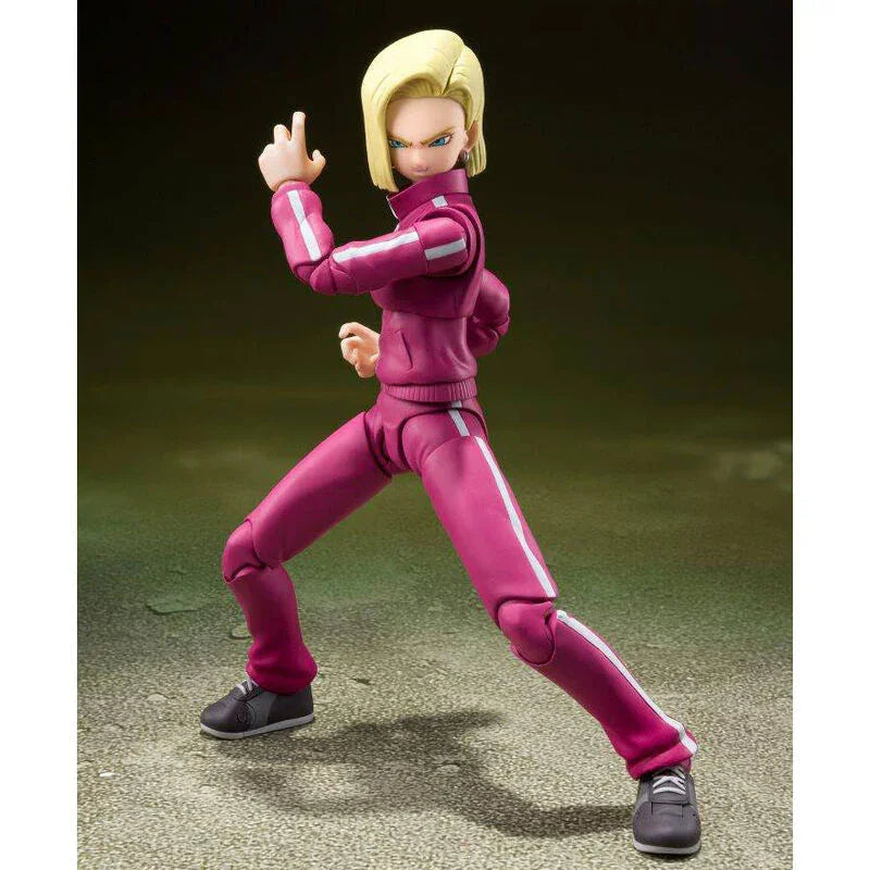 SH Figuarts Androide 18 Dragon Ball Super Universe Survival Saga - Figura da Collezione Nerdscape Nerdscape