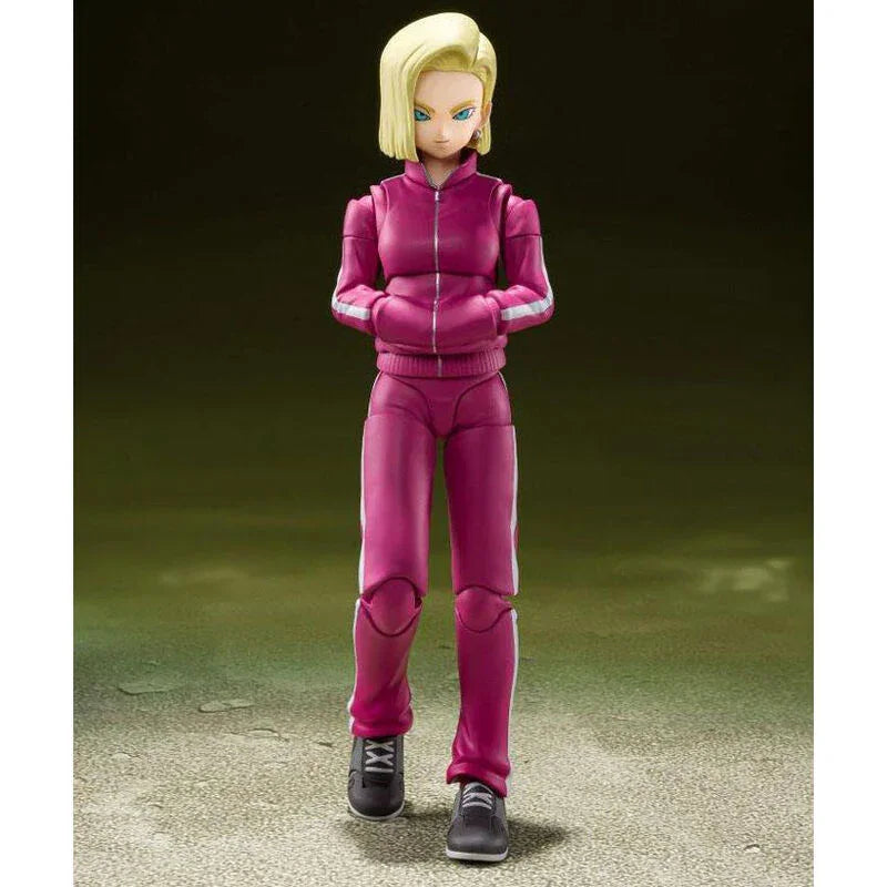 SH Figuarts Androide 18 Dragon Ball Super Universe Survival Saga - Figura da Collezione Nerdscape Nerdscape