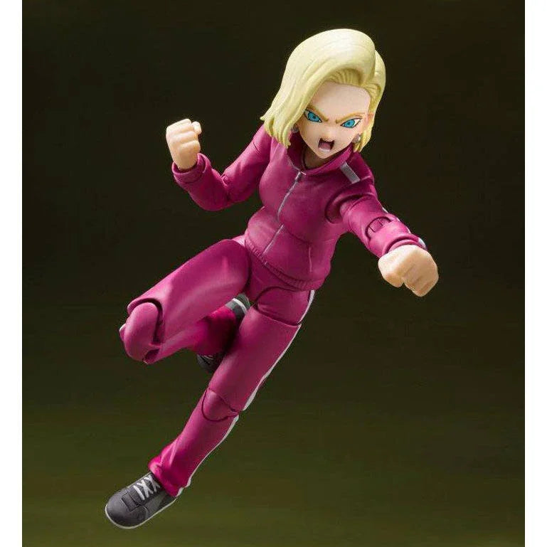 SH Figuarts Androide 18 Dragon Ball Super Universe Survival Saga - Figura da Collezione Nerdscape Nerdscape