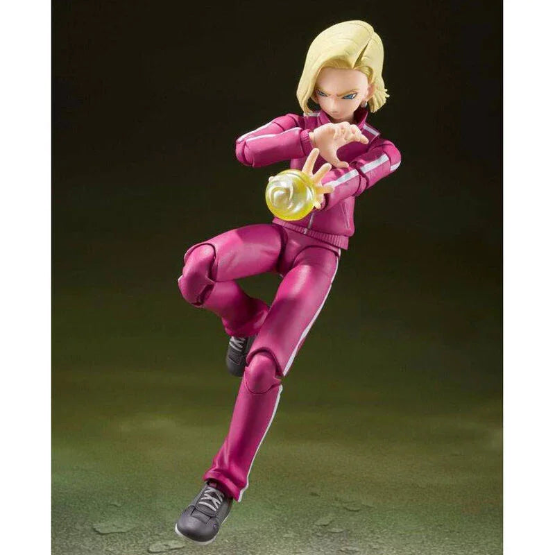 SH Figuarts Androide 18 Dragon Ball Super Universe Survival Saga - Figura da Collezione Nerdscape Nerdscape