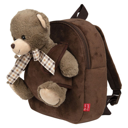Bear Tommy backpack with plush toy 26cm Nerdscape